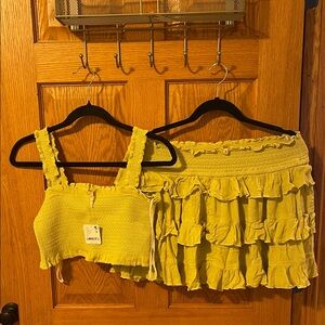 Free people thalia skirt set